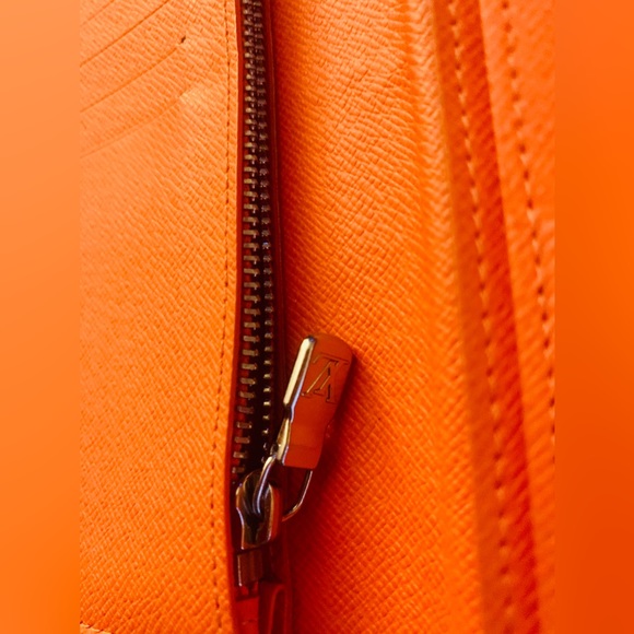 Louis Vuitton Orange Monogram Wallet - Picture 6 of 11